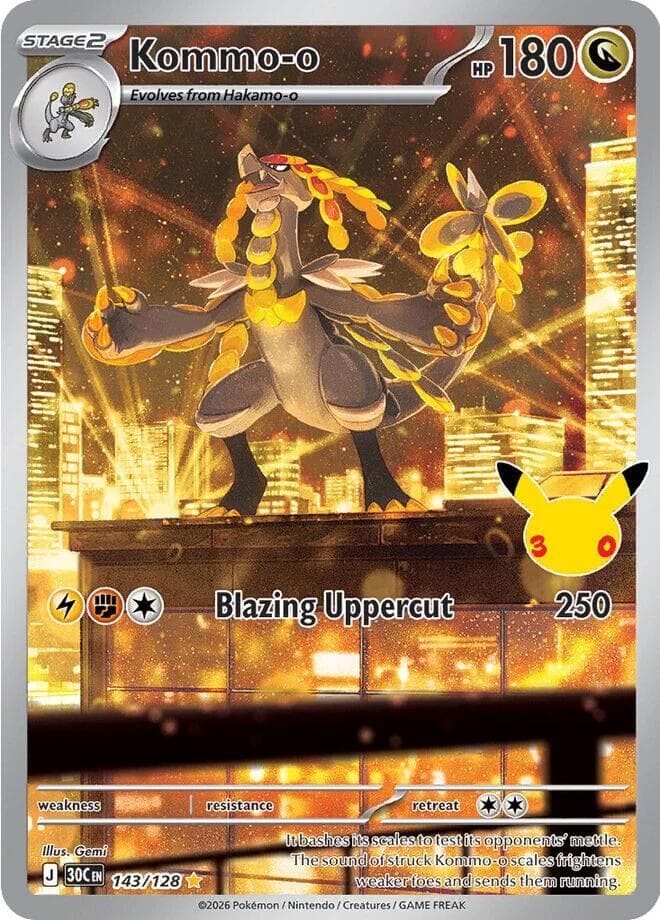 Kommo-o Pokemon card