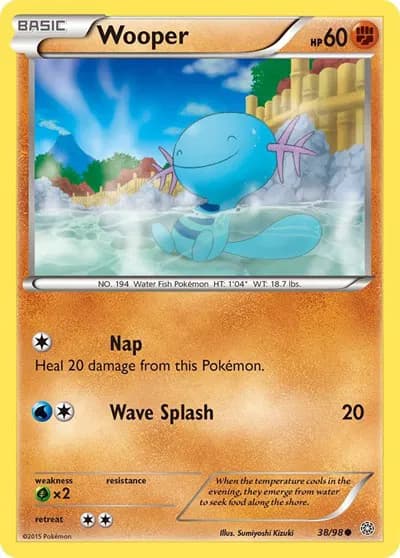 Wooper  Pokemon card