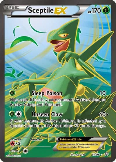 Sceptile EX (84 Full Art)  Pokemon card