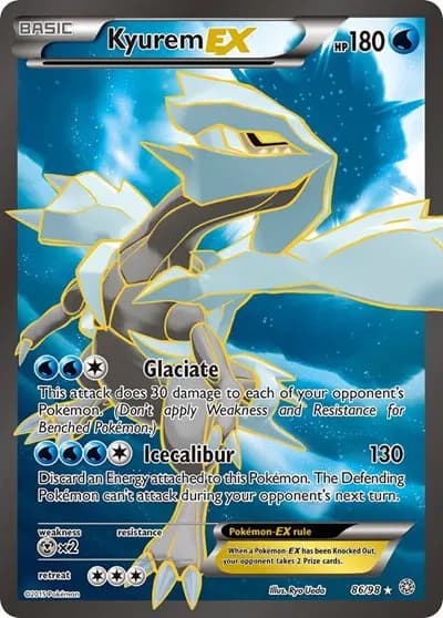 Kyurem EX (86 Full Art) Pokemon card