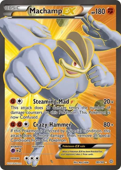 Machamp EX (90 Full Art)  Pokemon card