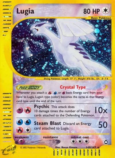 Lugia  Pokemon card