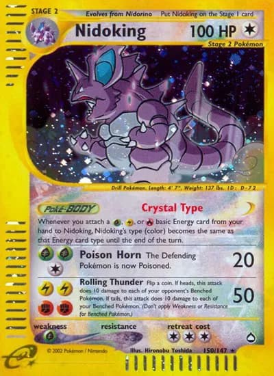 Nidoking (150) Pokemon card