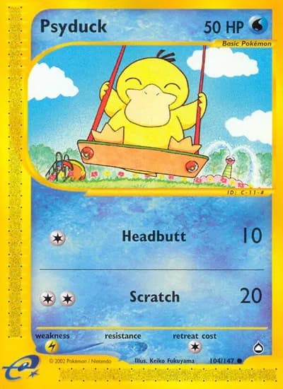 Psyduck  Pokemon card
