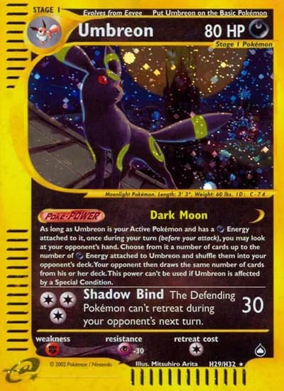 Umbreon (H29)  Pokemon card