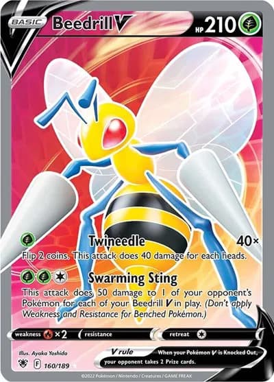 Beedrill V (Full Art)  Pokemon card