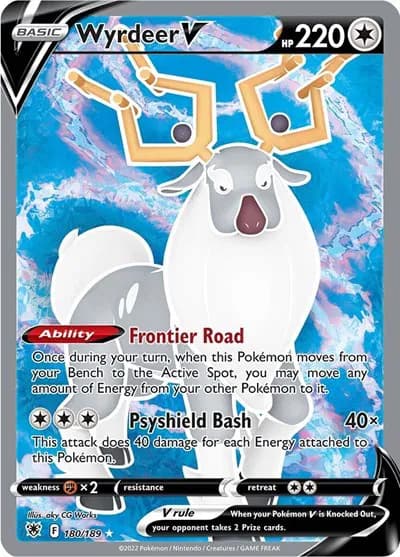 Wyrdeer V (Full Art)  Pokemon card