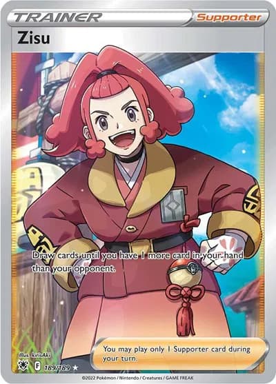 Zisu (Full Art)  Pokemon card
