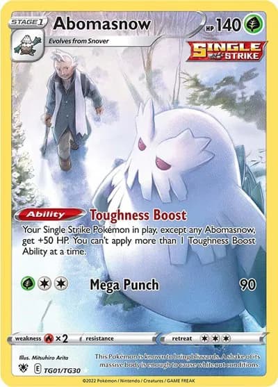Abomasnow  Pokemon card
