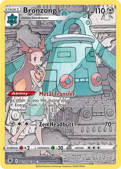 Bronzong Pokemon card