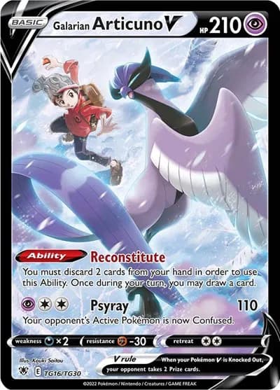 Galarian Articuno V  Pokemon card
