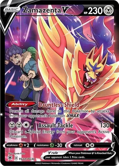 Zamazenta V Pokemon card