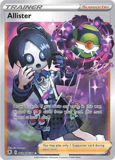 Allister Pokemon card