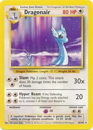 Dragonair  Pokemon card