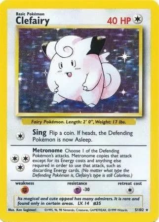 Clefairy  Pokemon card