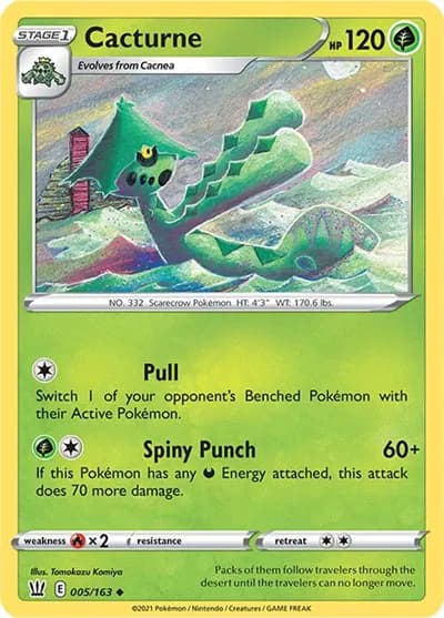 Cacturne  Pokemon card