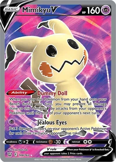 Mimikyu V (Full Art) Pokemon card