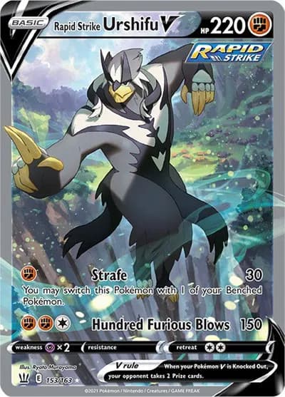 Rapid Strike Urshifu V (Alternate Full Art)  Pokemon card