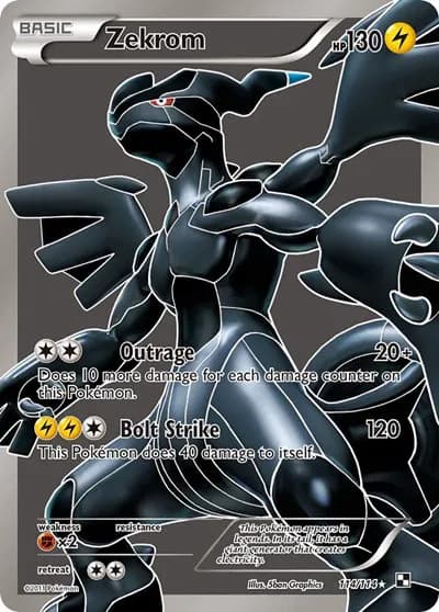 Zekrom (Full Art) Pokemon card