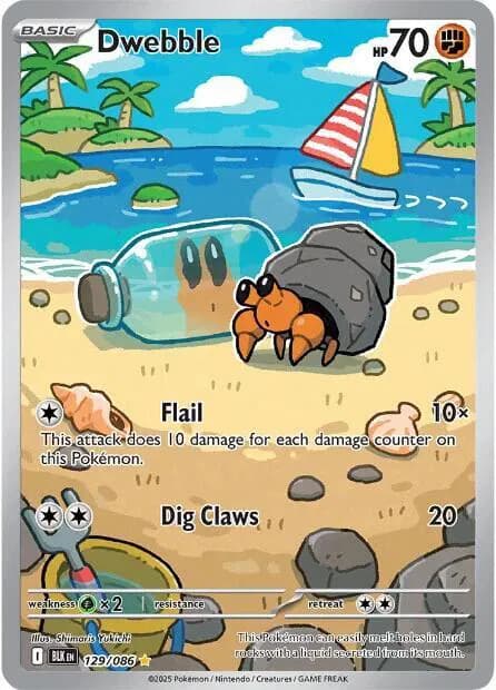 Dwebble Pokemon card