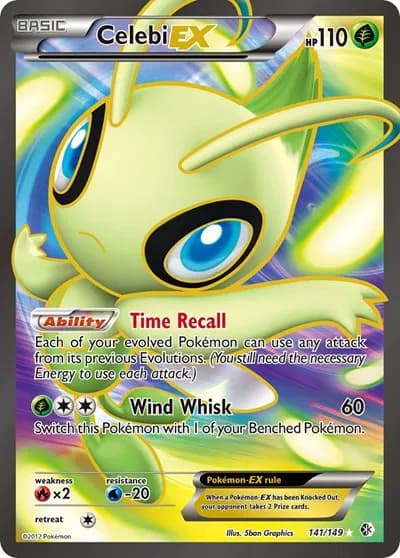 Celebi EX (141 Full Art)  Pokemon card