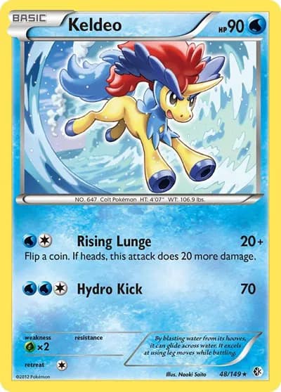 Keldeo  Pokemon card