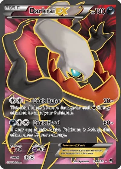Darkrai EX (Full Art) Pokemon card