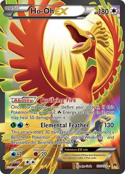 Ho-oh EX  Pokemon card