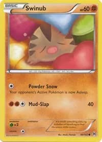 Swinub  Pokemon card