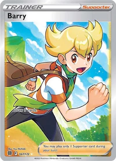 Barry (Full Art)  Pokemon card
