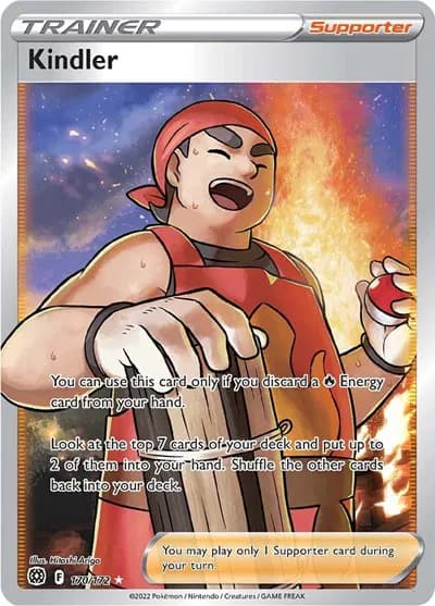 Kindler (Full Art)  Pokemon card