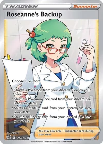 Roseanne's Backup (Full Art)  Pokemon card