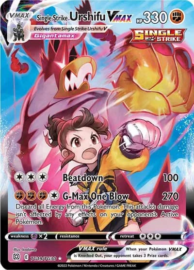 Single Strike Urshifu VMAX  Pokemon card