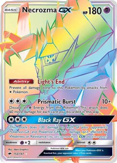 Necrozma GX (Secret)  Pokemon card