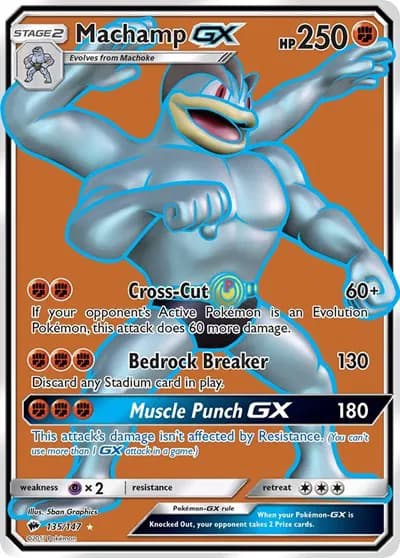 Machamp GX (Full Art)  Pokemon card