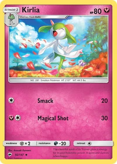 Kirlia  Pokemon card