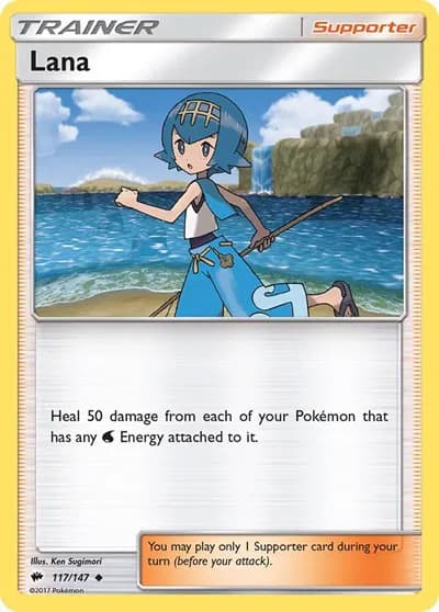 Lana  Pokemon card