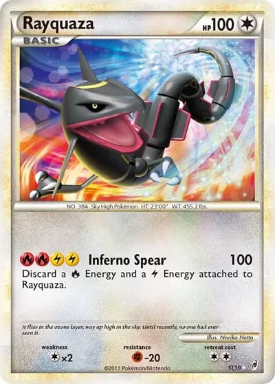Rayquaza (Shiny)  Pokemon card