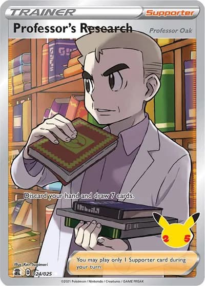 Professor's Research (Full Art)  Pokemon card