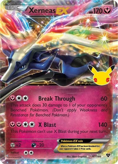Xerneas EX  Pokemon card