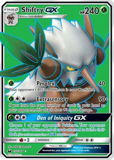 Shiftry GX (Full Art)  Pokemon card
