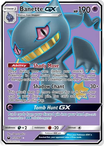 Banette GX (Full Art)  Pokemon card