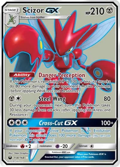 Scizor GX (Full Art)  Pokemon card