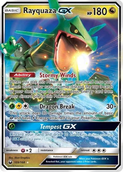 Rayquaza GX  Pokemon card