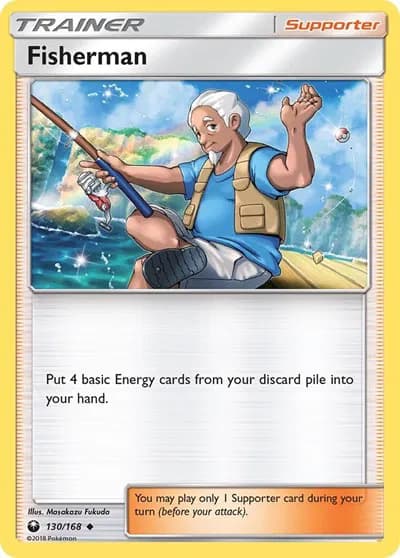 Fisherman  Pokemon card