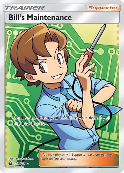 Bill's Maintenance (Full Art) Pokemon card