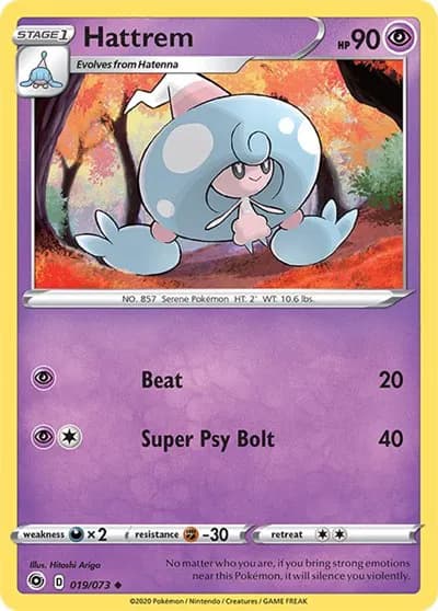 Hattrem  Pokemon card