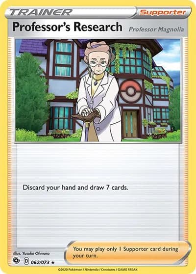 Professor's Research  Pokemon card