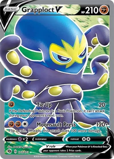 Grapploct V (Full Art)  Pokemon card