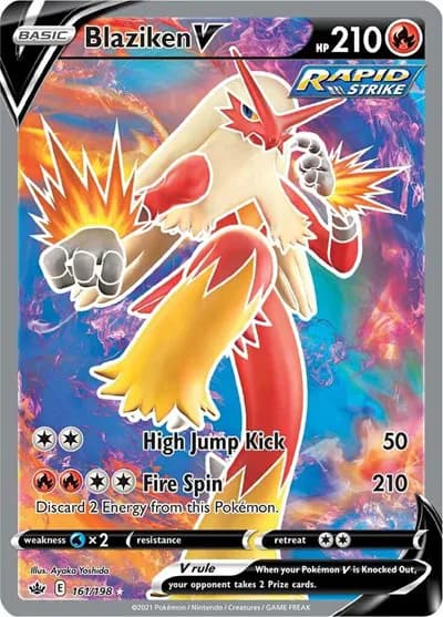 Blaziken V (Full Art)  Pokemon card